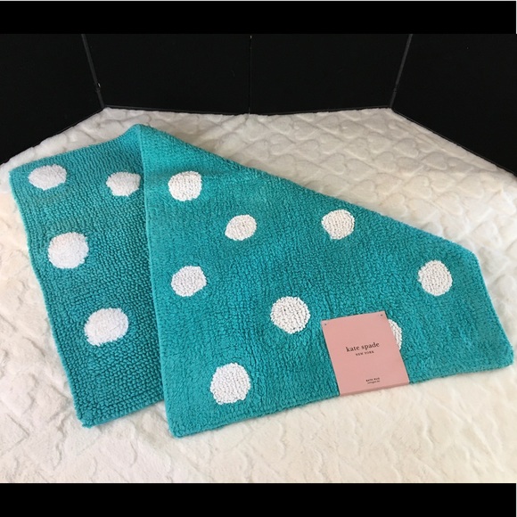 NWT Kate Spade Torrington Dot Bath Rug